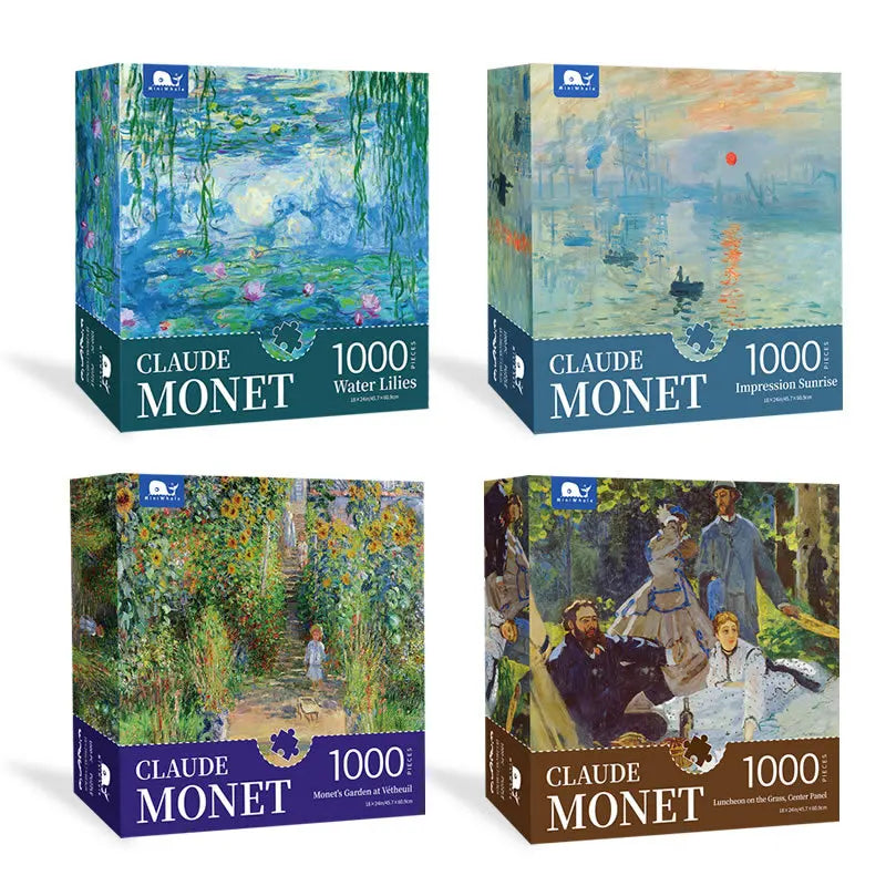 Maxrenard Jigsaw Puzzle 1000 Pieces for Adults | Family Game | Famous World Oil Painting Home Decoration