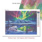 Evershine 5D DIY Diamond Painting | Aurora Full Square Diamond Landscape Kit | Home Decor Crafts