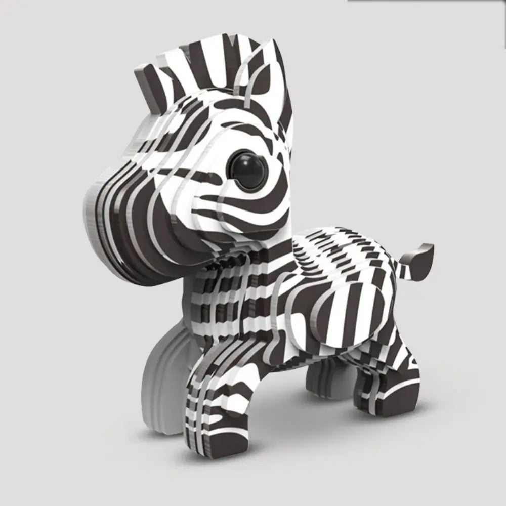 Giraffe 3D Paper Puzzle Animal Model | Toy Puzzle Paper 3D Stereo Puzzle | 3D Animal Model Animal 3D Paper Puzzle Toy | Kids Toys