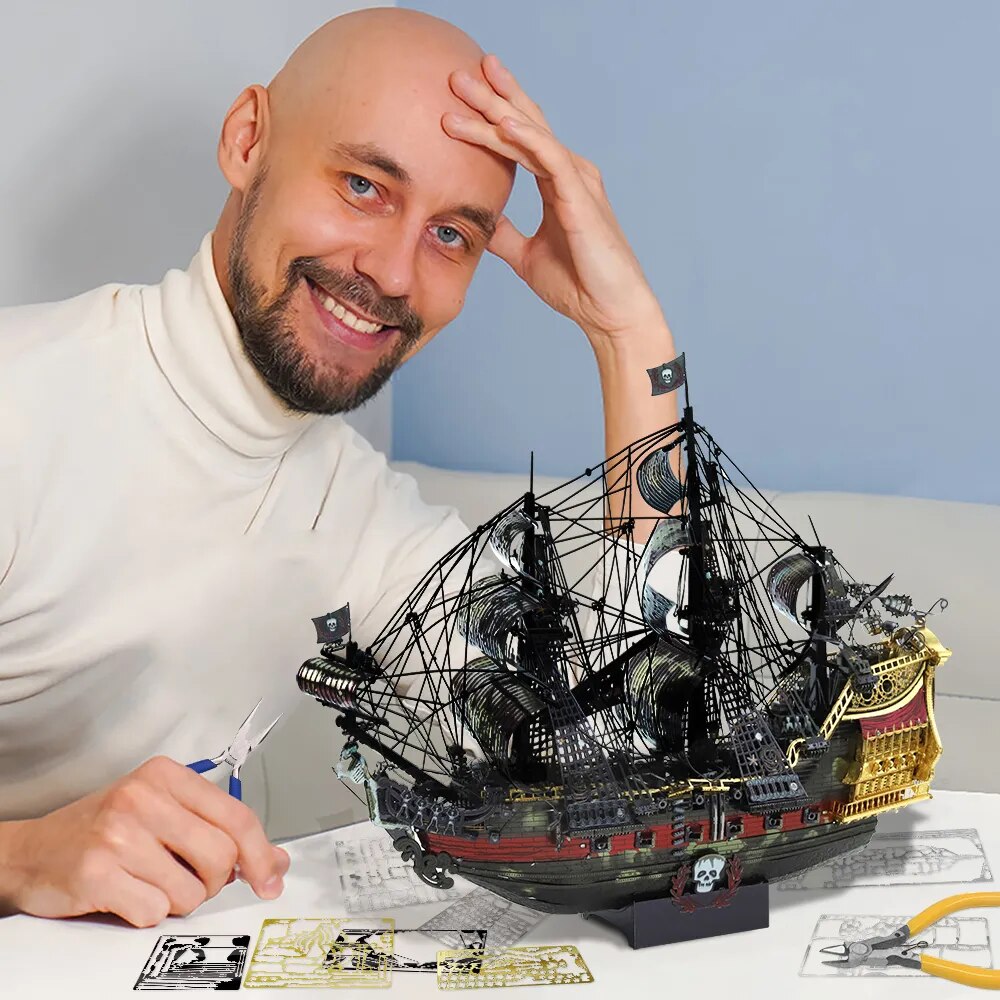 Queen Anne's Revenge Metal DIY | 3D Model Puzzle