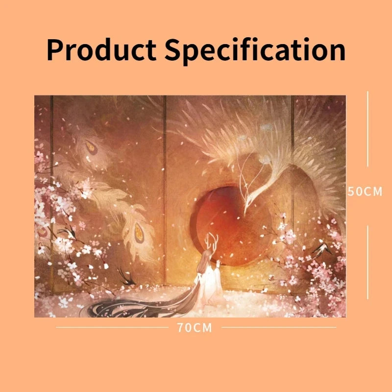 70*50cm 1000pcs Jigsaw Puzzle for Adults | Phoenix Beg for Phoenix High Difficulty | Educational Toy