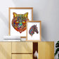 Wooden Animal Puzzles Jigsaw for Adults | Unique Lynx Puzzle DIY | Educational Toys