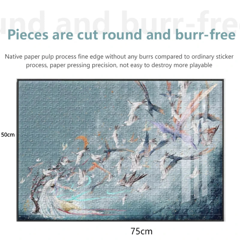 Adult 1000pcs Jigsaw Puzzle Phoenix | High Difficulty Decompression | Educational Toys